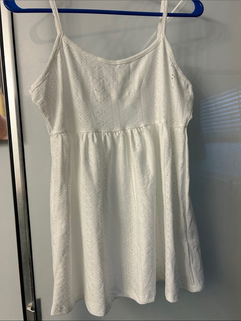 Girls' White Eyelet Sundress - Brand Unspecified